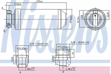 Осушитель кондиционера NISSENS 95058