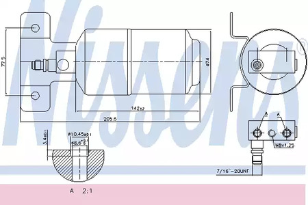 Осушитель кондиционера NISSENS 95169