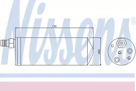 Осушитель кондиционера NISSENS 95363