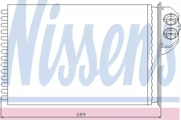 Радиатор отопителя NISSENS 72943