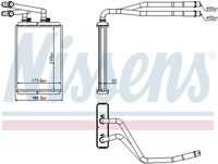 Радиатор печки NISSENS 73990
