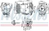 Компрессор кондиционера NISSENS 89425