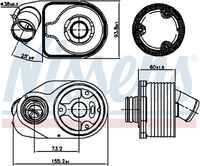 Радиатор масляный NISSENS 90888