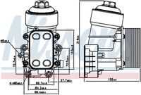 Радиатор масляный NISSENS 91158