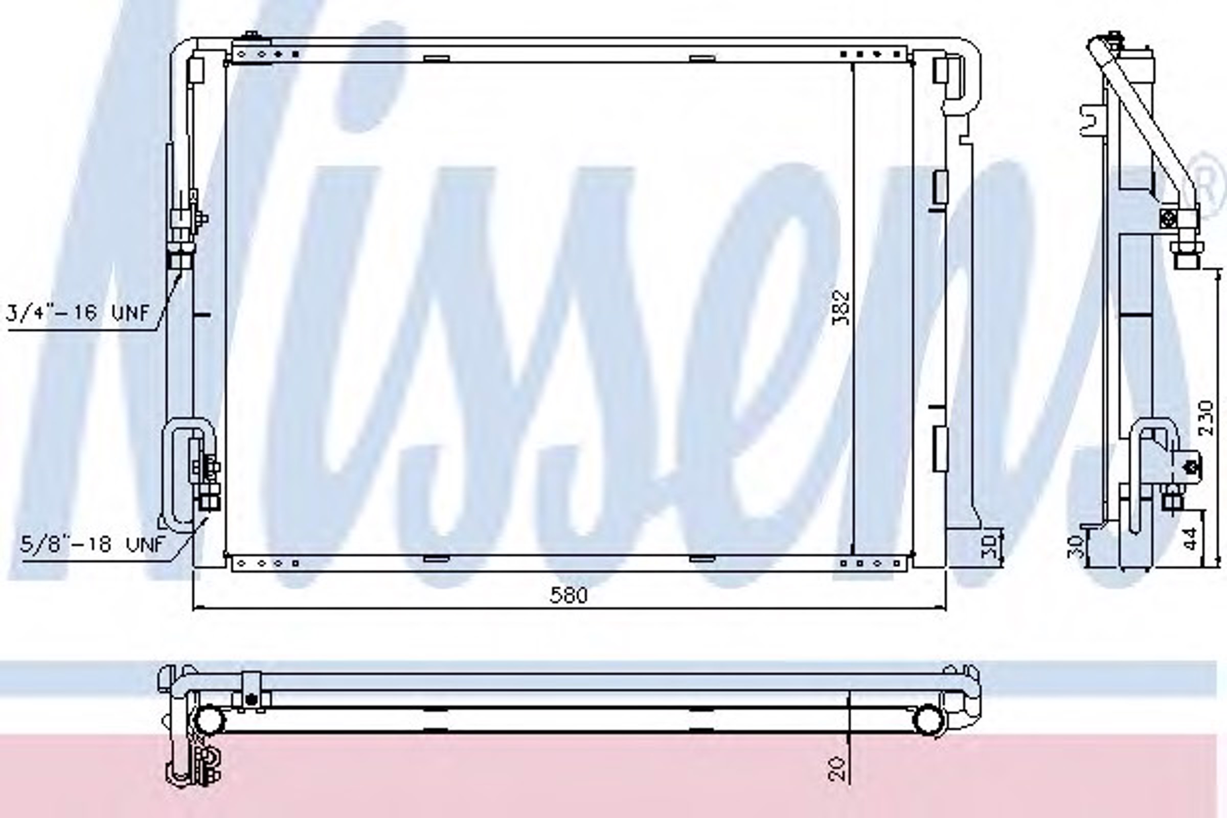 Радиатор кондиционера NISSENS 940422