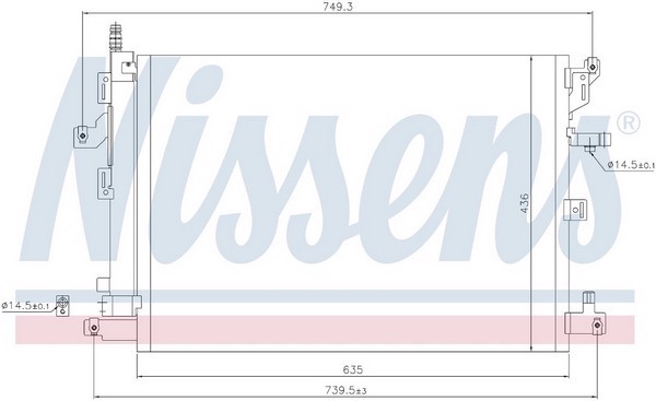 Конденсатор кондиционера NISSENS 940830
