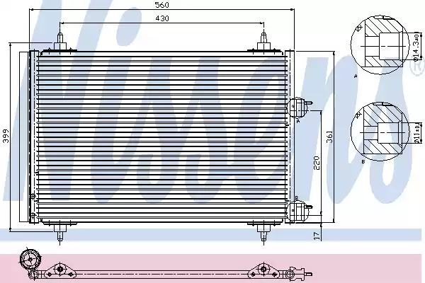 Конденсатор кондиционер first fit corrosion protection nitrogen-filling