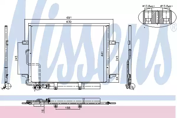 Конденсатор кондиционер first fit corrosion protection nitrogen-filling