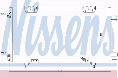 Радиатор кондиционера NISSENS 94833