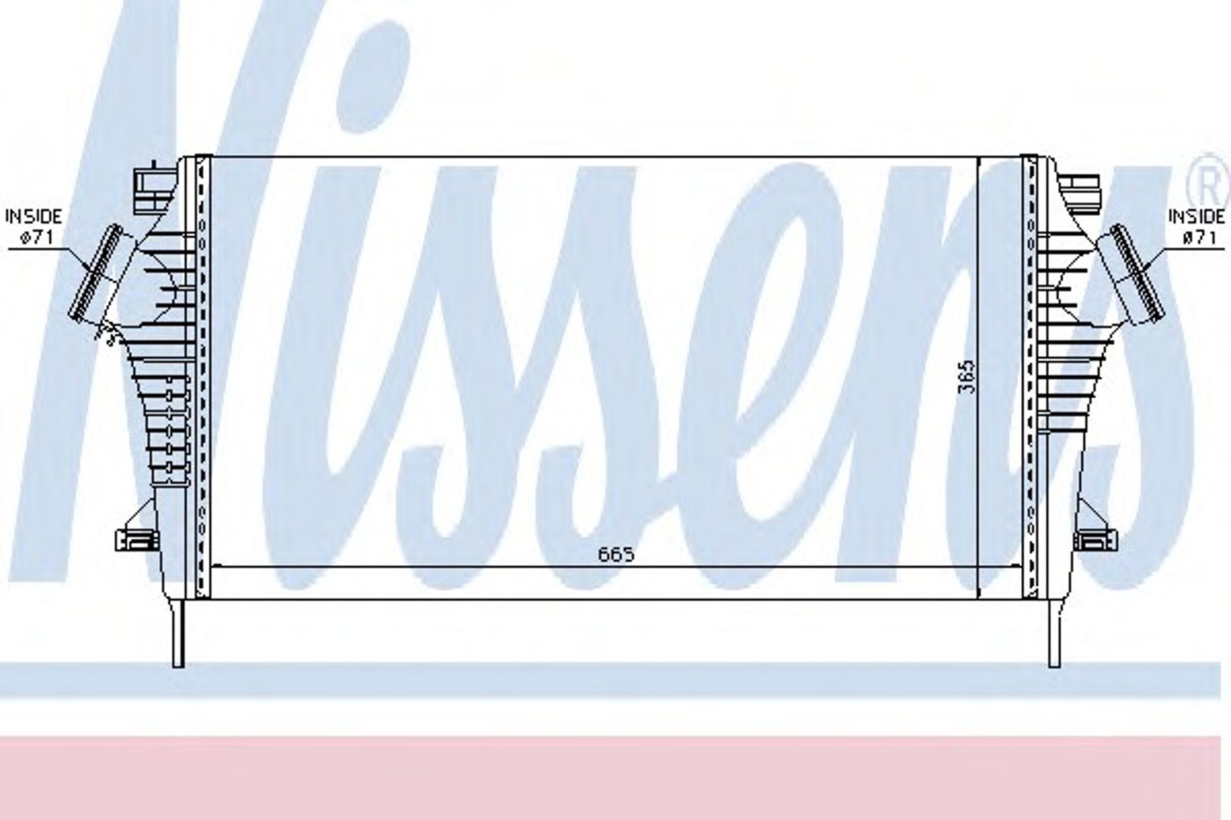 Интеркулер NISSENS 96554