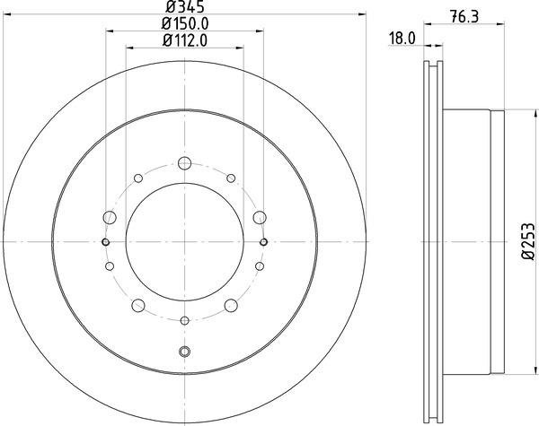 Диск тормозной NISSHINBO ND1029K