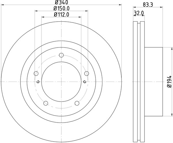 Диск тормозной NISSHINBO ND1051K
