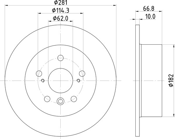 Диск тормозной NISSHINBO ND1077K