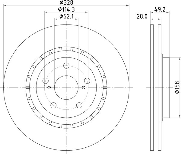 Диск тормозной NISSHINBO ND1095K