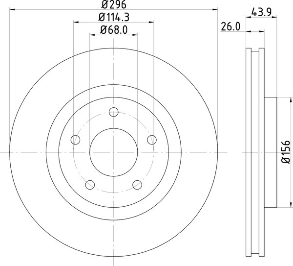 Диск тормозной NISSHINBO ND2031K