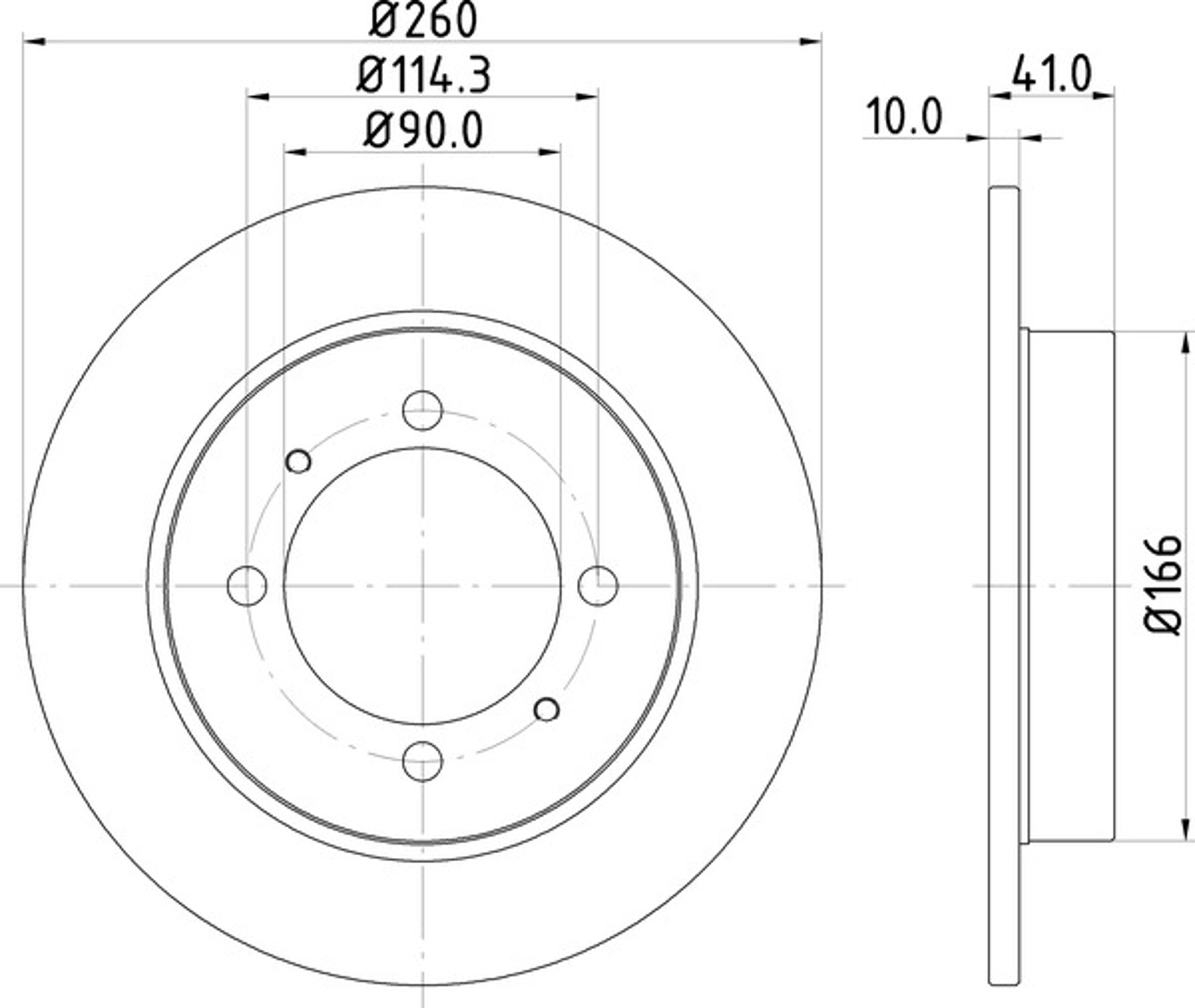 Диск тормозной NISSHINBO ND3032