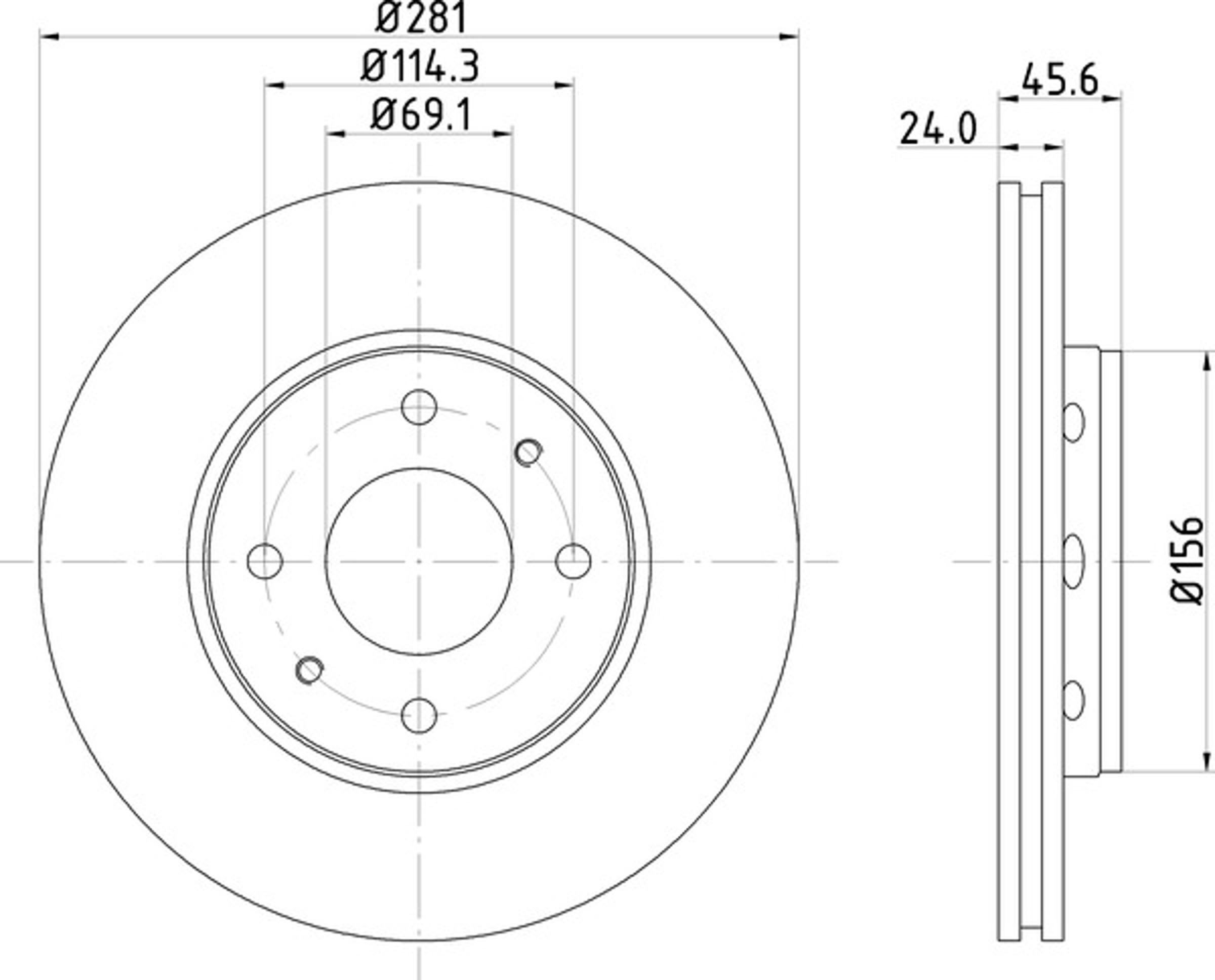 Диск тормозной NISSHINBO ND3034