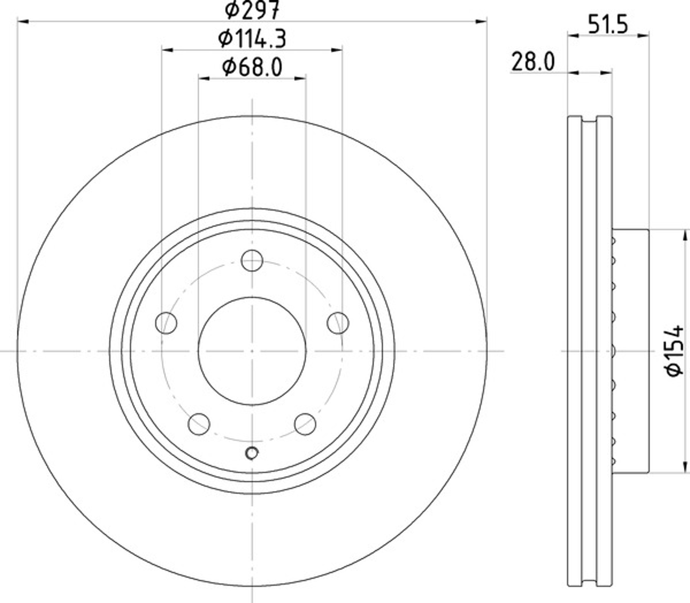 Диск тормозной NISSHINBO ND5023K