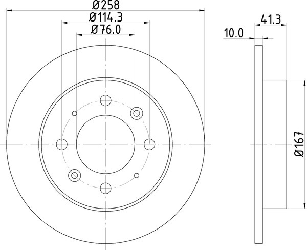 Диск тормозной NISSHINBO ND6006K