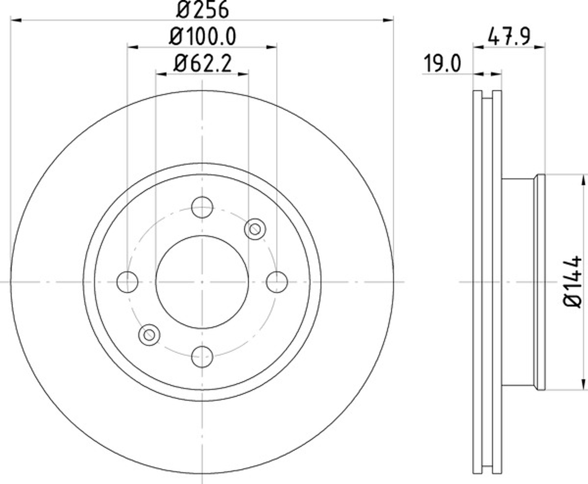 Диск тормозной NISSHINBO ND6014K