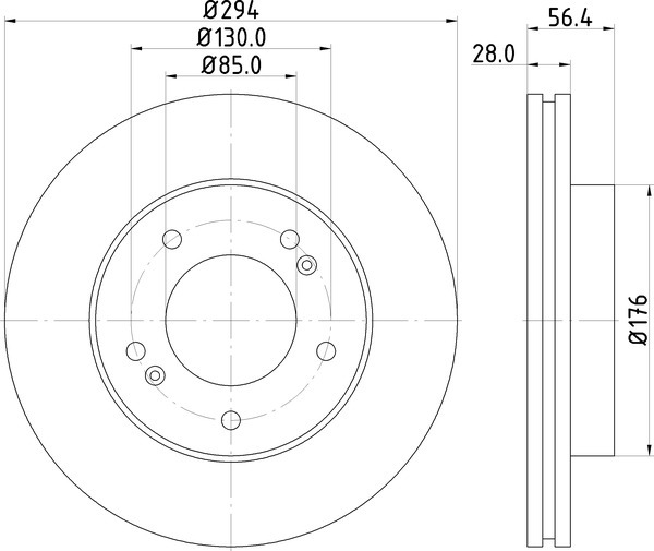 Диск тормозной NISSHINBO ND6086