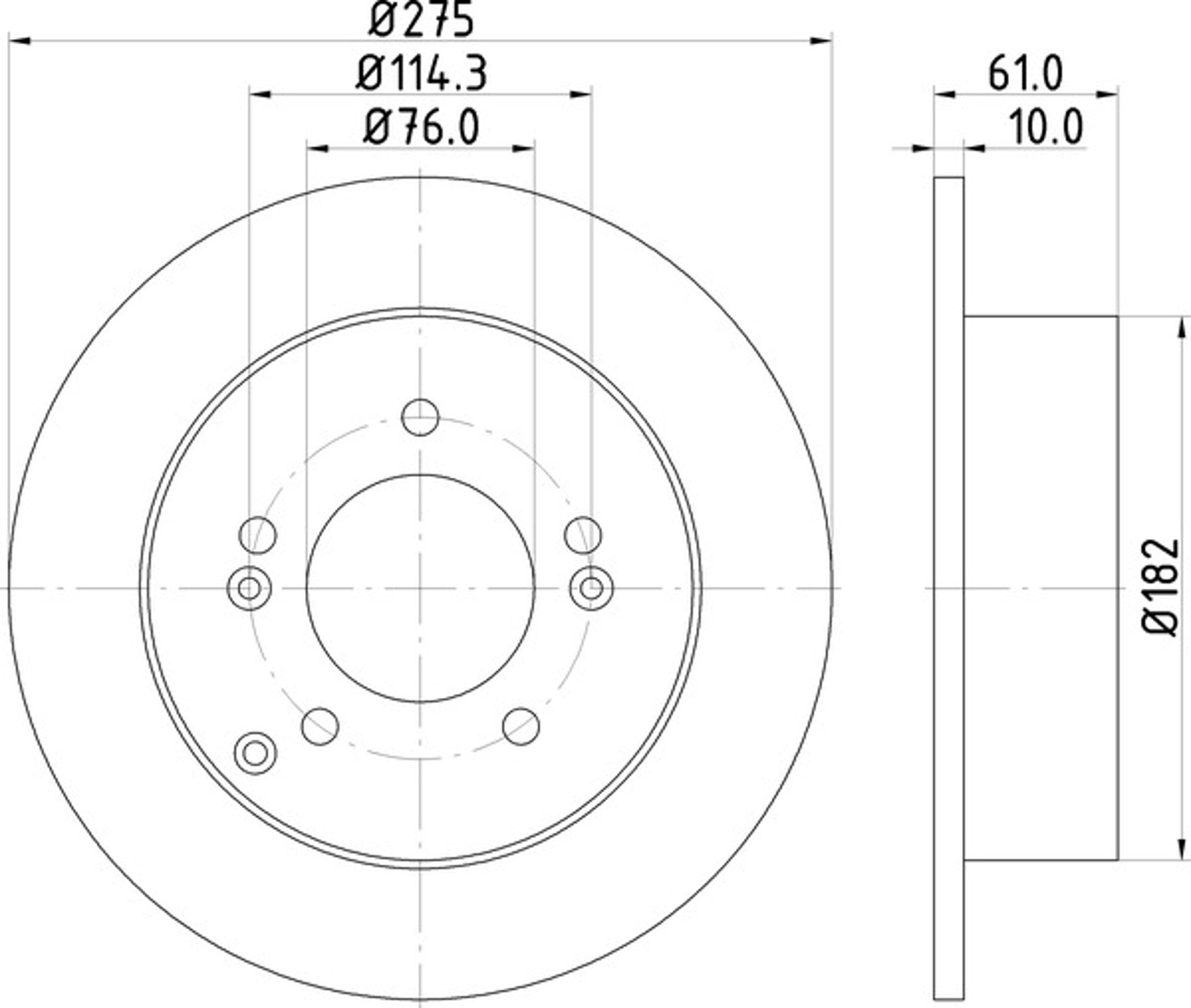 Диск тормозной NISSHINBO ND6092K