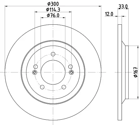 Nd6114k диск тормозной зад NISSHINBO ND6114K