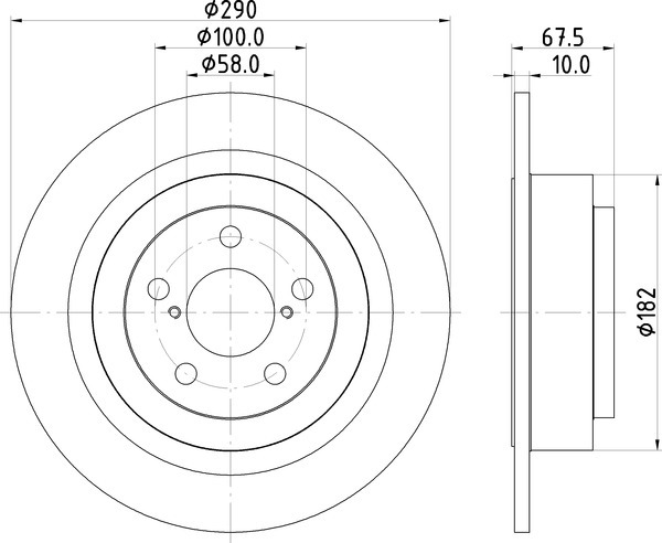 Диск тормозной NISSHINBO ND7001K