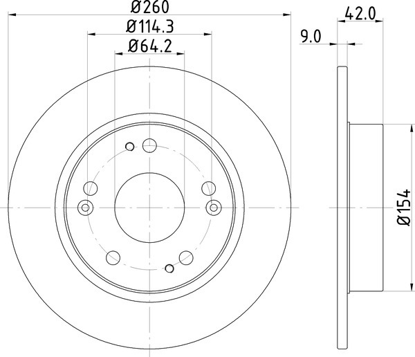 Диск тормозной NISSHINBO ND8003K