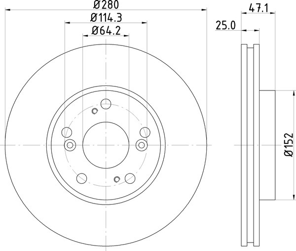 Диск тормозной NISSHINBO ND8015K