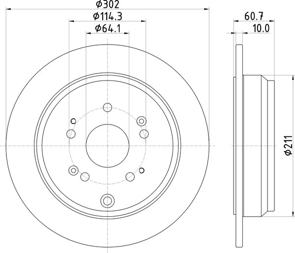 Диск тормозной NISSHINBO ND8020K