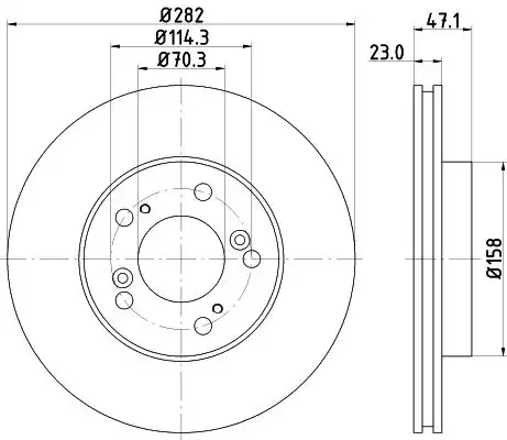 Диск тормозной NISSHINBO ND8021