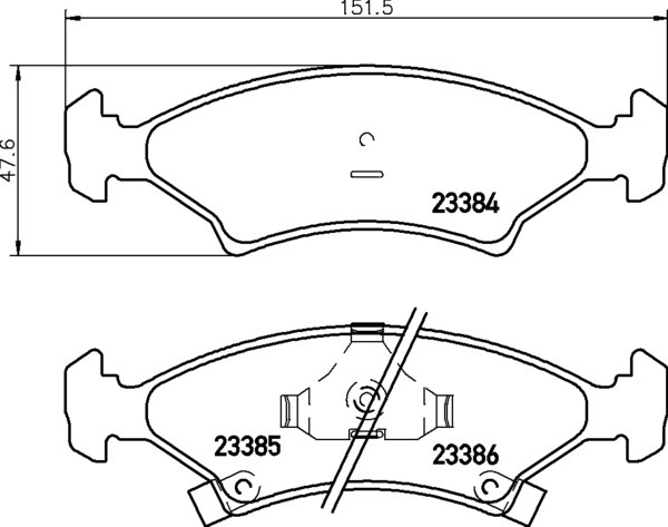 Колодки дисковые передние NISSHINBO NP6009