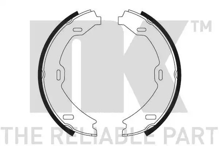 Колодки тормозные барабанные NK 2733714