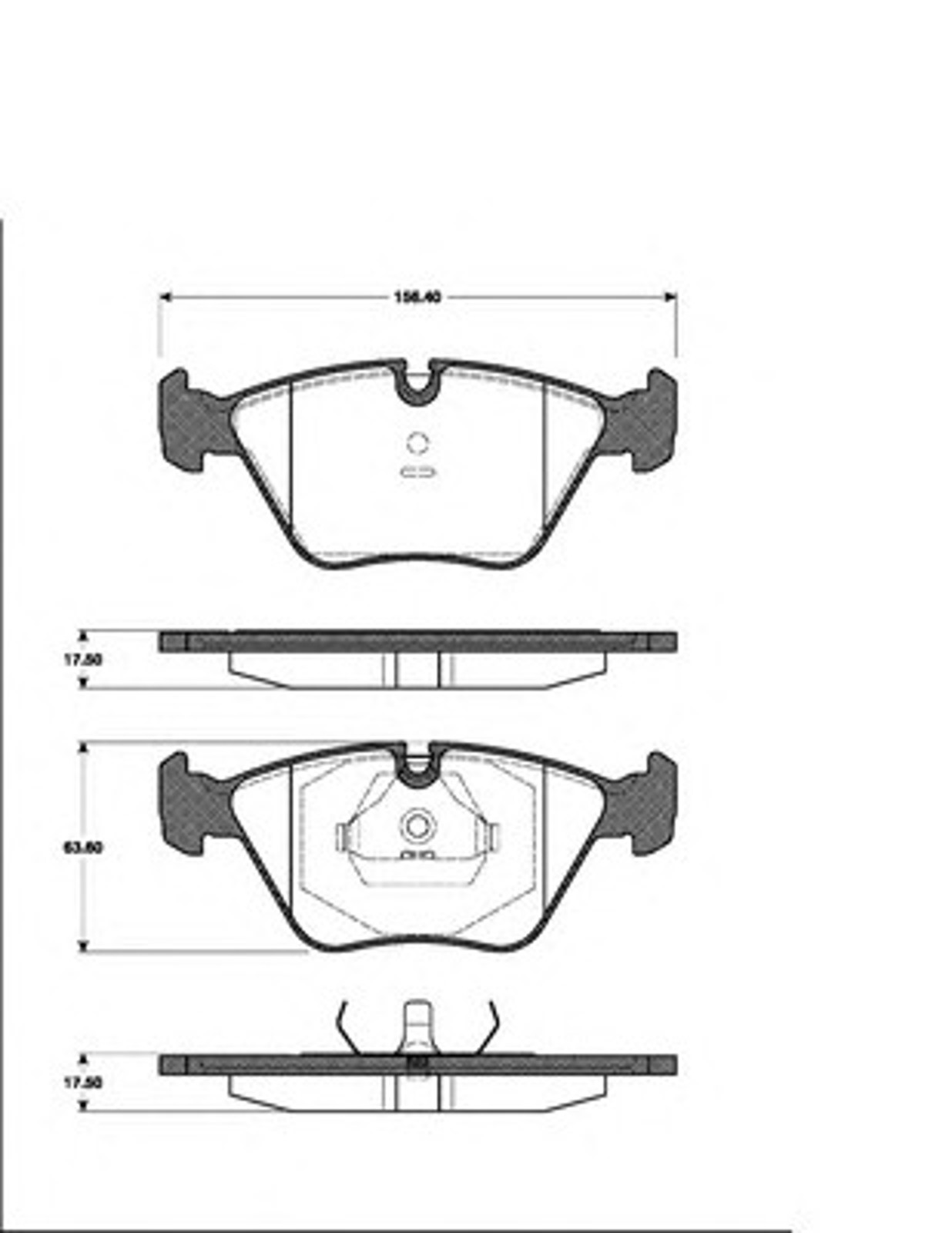 Колодки тормозные дисковые NK 221214