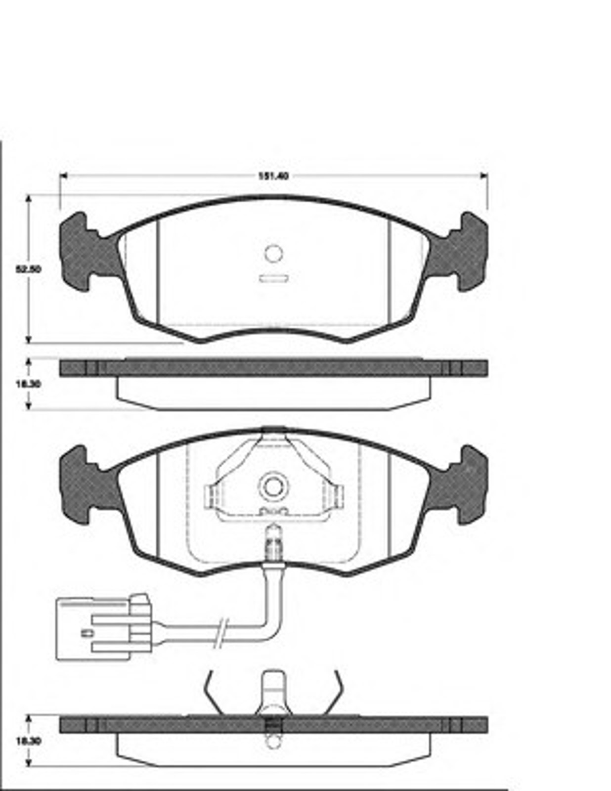 Колодки тормозные дисковые NK 222531