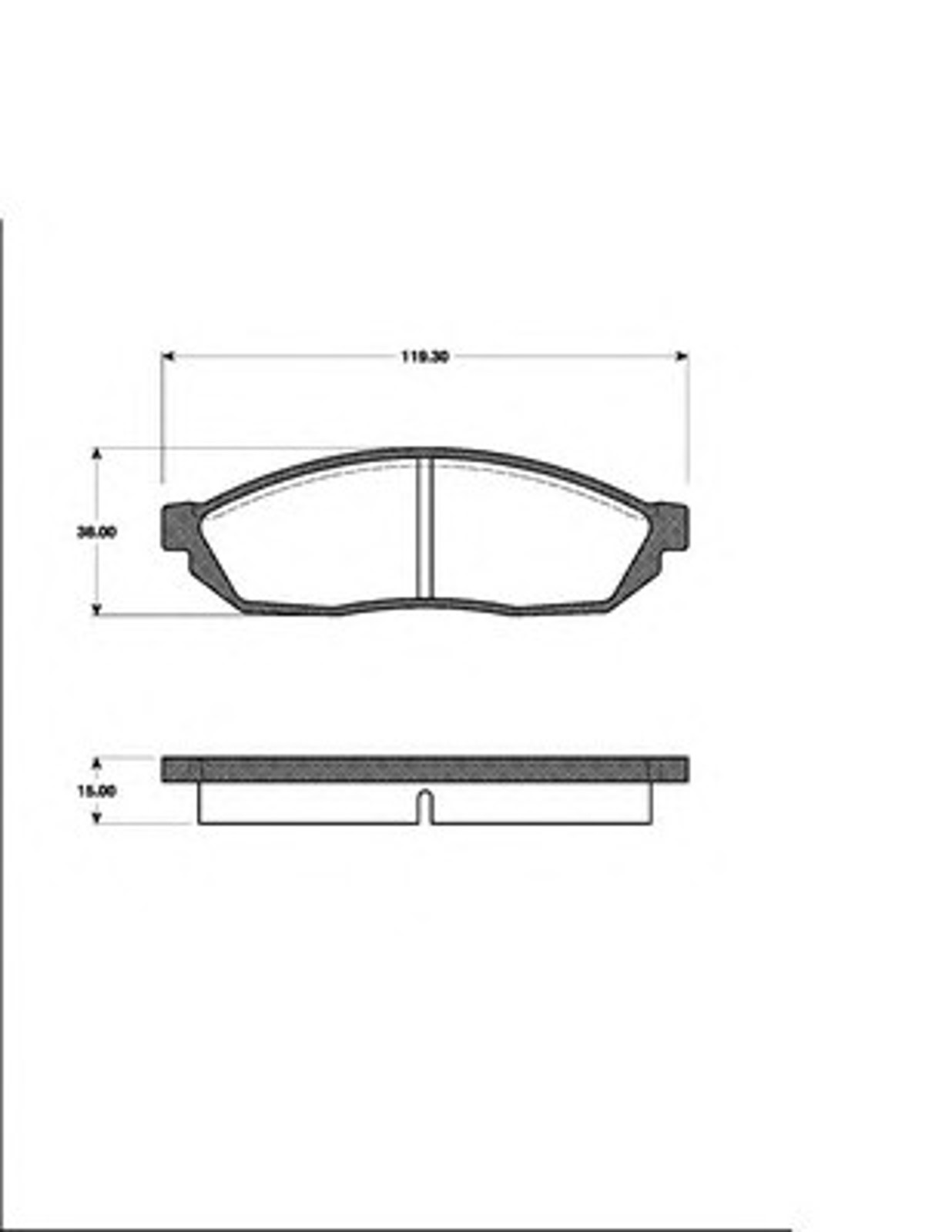 Колодки тормозные дисковые NK 222603