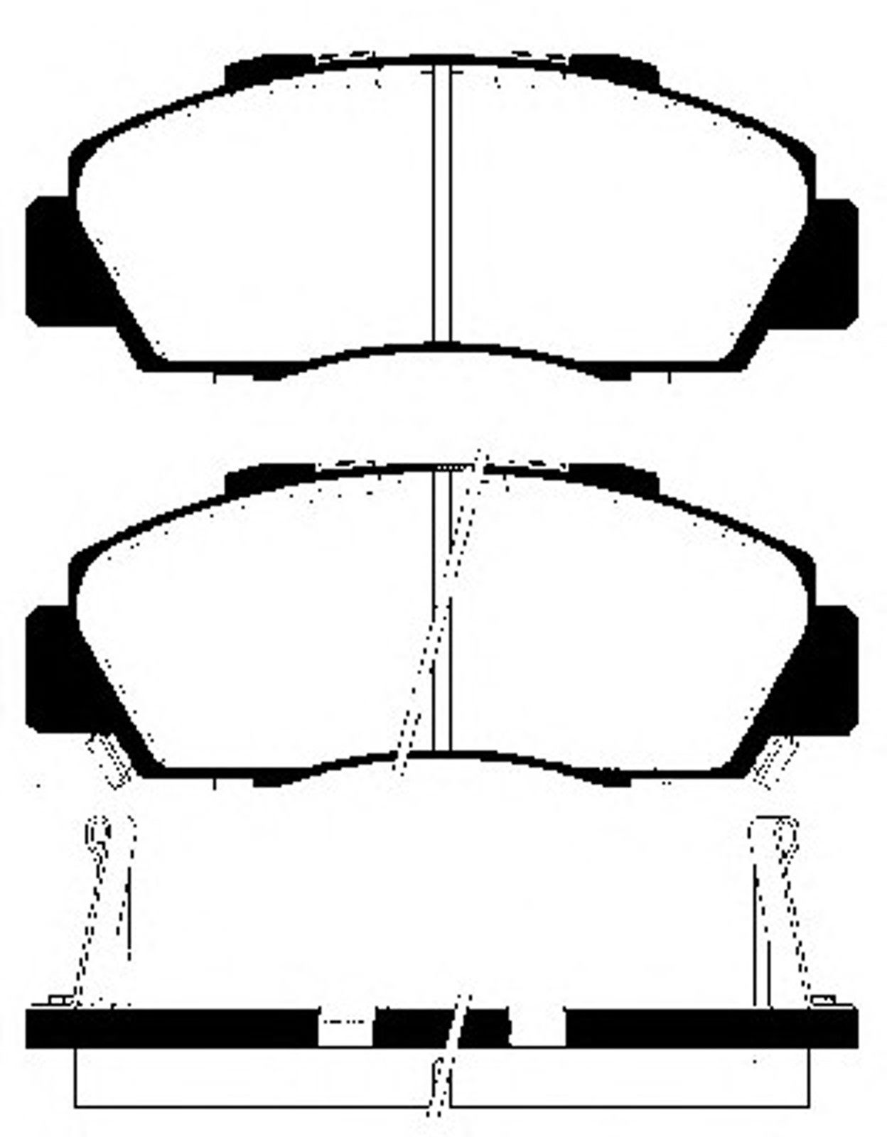 Колодки тормозные дисковые NK 229981