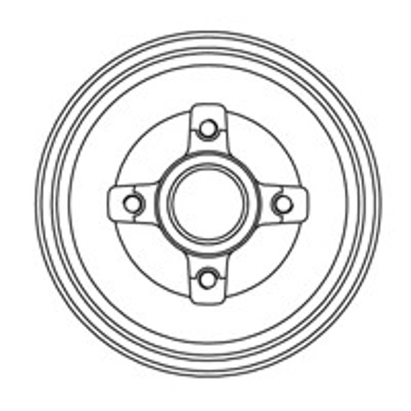 Барабан тормозной NK 253624