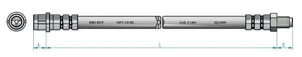Тормозной шланг NK 853325