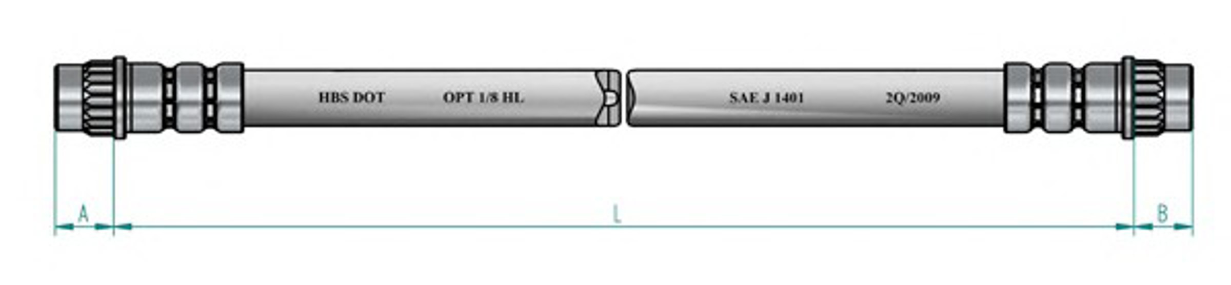 Шланг тормозной NK 853932
