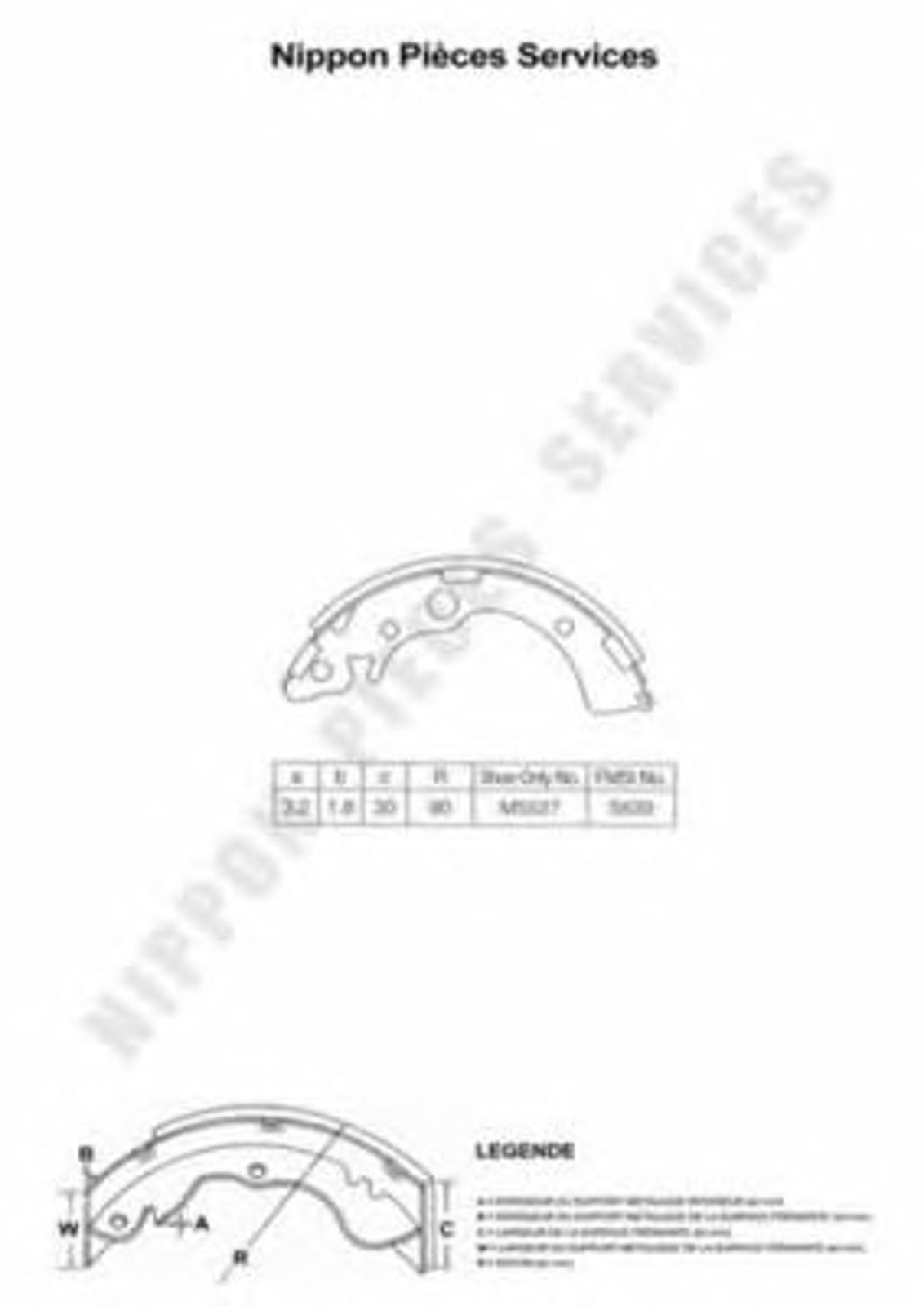 Тормозные колодки NPS H350A16