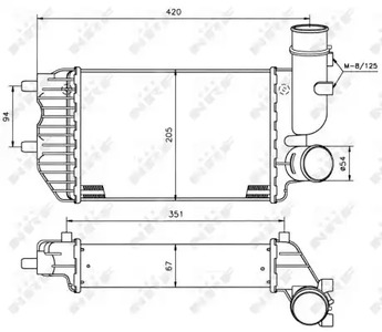 Интеркулер NRF 30066A