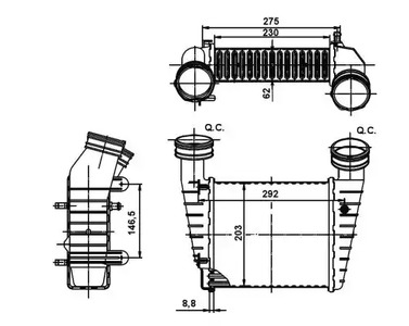 Интеркулер NRF 30138A