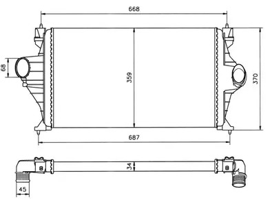 Интеркулер NRF 30802