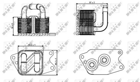 Масляный радиатор NRF 31265