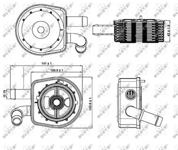 Масляный радиатор NRF 31297