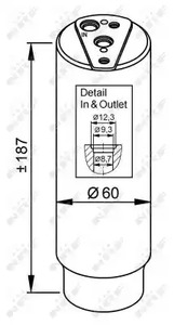 Осушитель конд. hon accord 90- NRF 33327