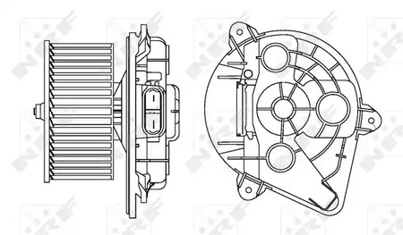 Вентилятор салона NRF 34156