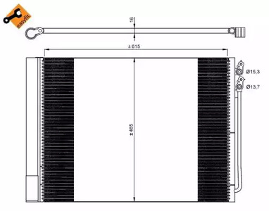 Конденсатор кондиционера NRF 350033
